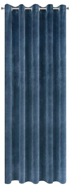 ZATEMŇOVACÍ ZÁVES NA KRÚŽKOCH VILLA 140X250 CM NÁMORNÍCKA MODRÁ