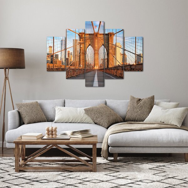 Obraz - Brooklynský most (150x105 cm)