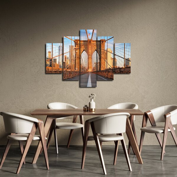 Obraz - Brooklynský most (150x105 cm)