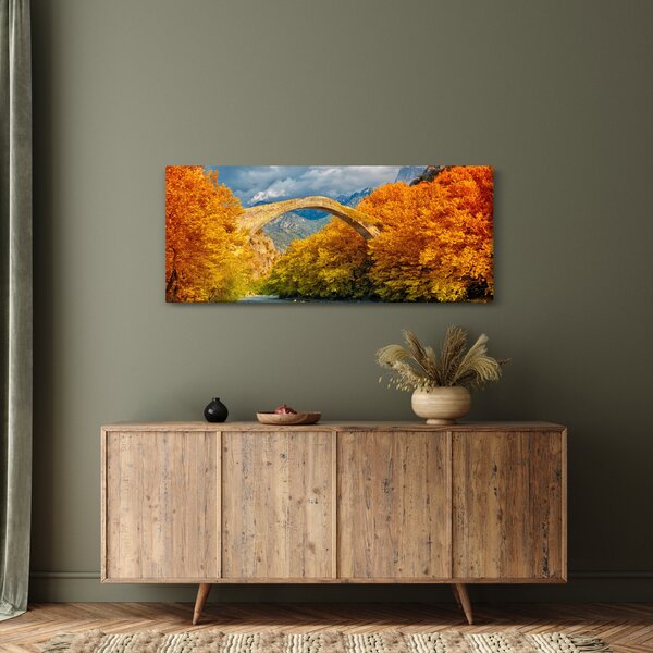 Obraz - Konitsa most (120x50 cm)