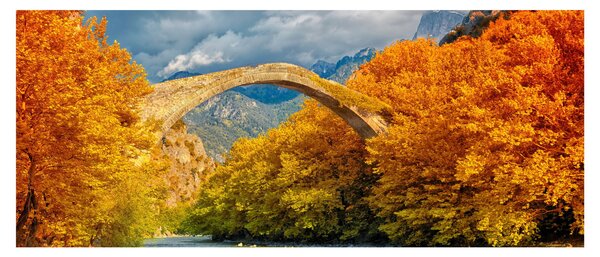 Obraz - Konitsa most (120x50 cm)