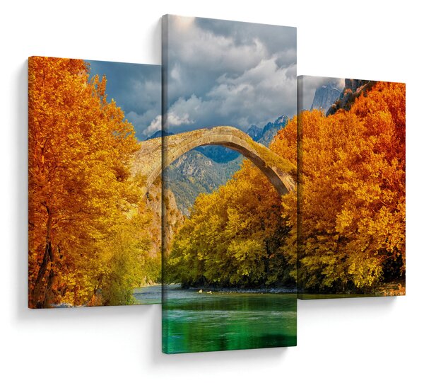 Obraz - Konitsa most (90x60 cm)