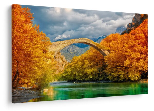 Obraz - Konitsa most (90x60 cm)