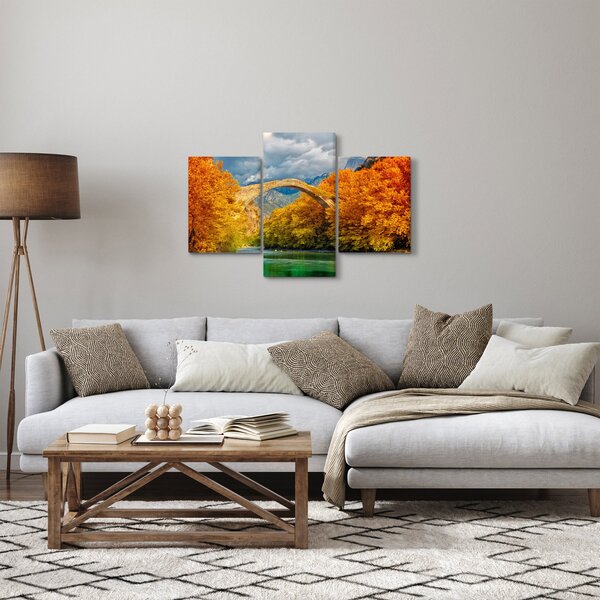 Obraz - Konitsa most (90x60 cm)