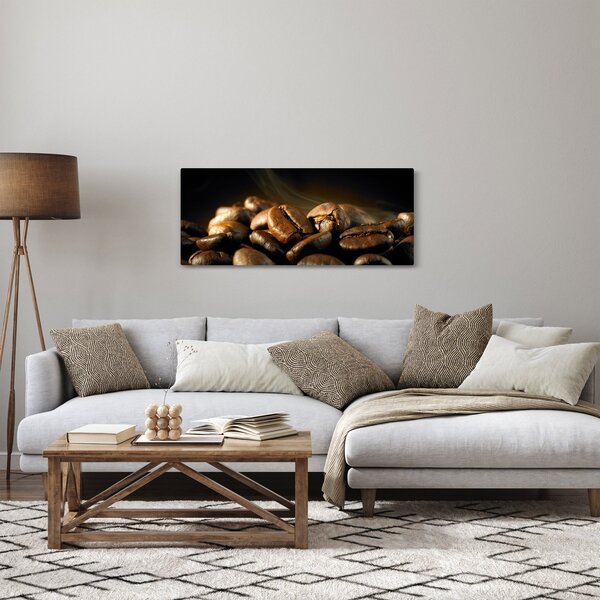 Obraz - Kávové zrná (120x50 cm)