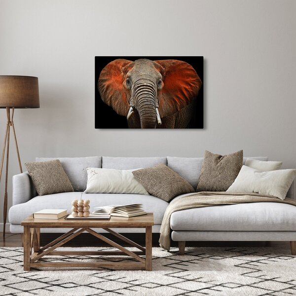 Obraz - Slony z Tsavo (90x60 cm)