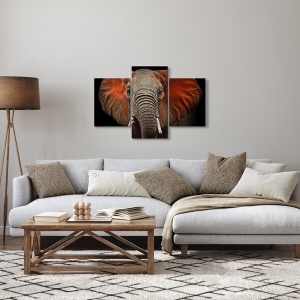 Obraz - Slony z Tsavo (90x60 cm)