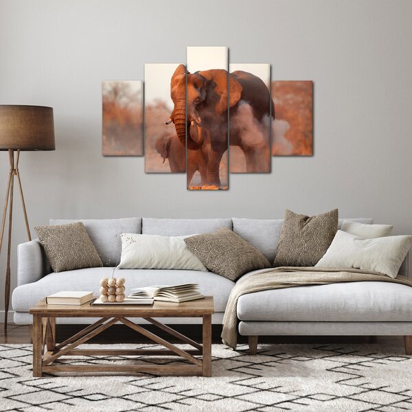 Obraz - Veľký slon africký (150x105 cm)