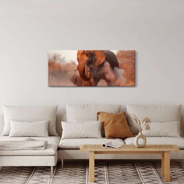 Obraz - Veľký slon africký (120x50 cm)