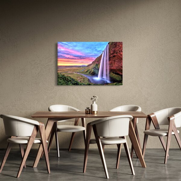 Obraz - Vodopád Seljalandsfoss (90x60 cm)