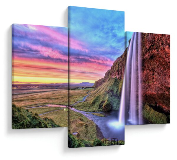 Obraz - Vodopád Seljalandsfoss (90x60 cm)