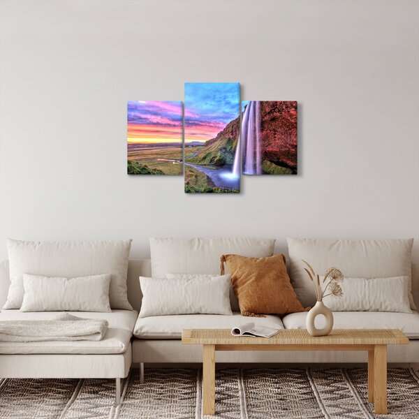 Obraz - Vodopád Seljalandsfoss (90x60 cm)