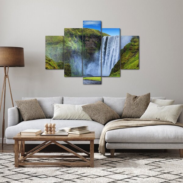 Obraz - Vodopád Seljalandsfoss (150x105 cm)