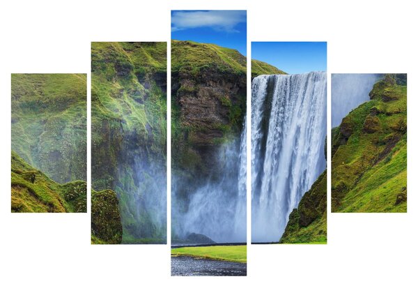 Obraz - Vodopád Seljalandsfoss (150x105 cm)