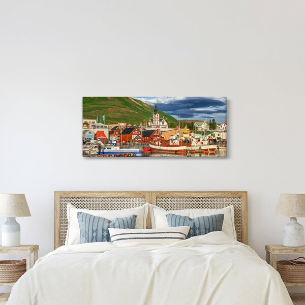 Obraz - Húsavík (120x50 cm)