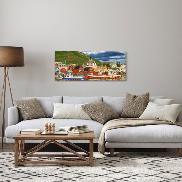 Obraz - Húsavík (120x50 cm)