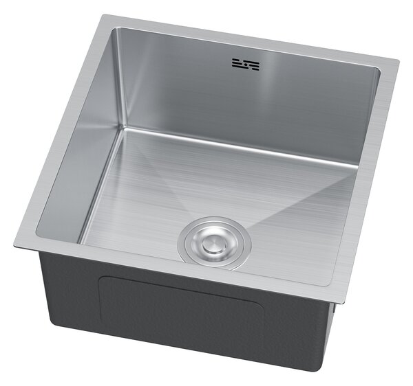 Erga HD, 1-komorový oceľový drez 470x450x210 mm, oceľová, ERG-MLS-HD4745