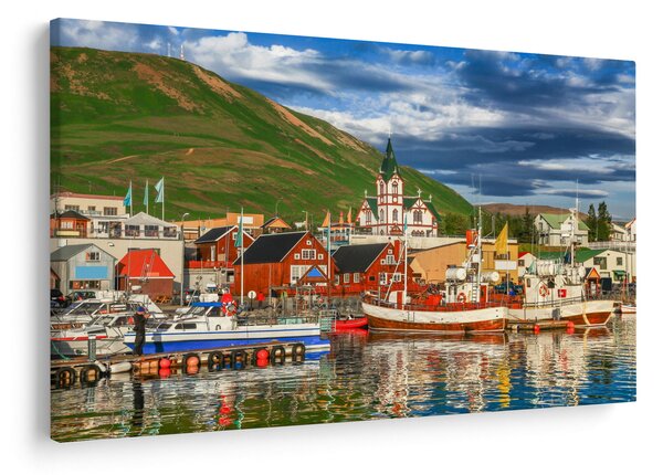 Obraz - Húsavík (90x60 cm)