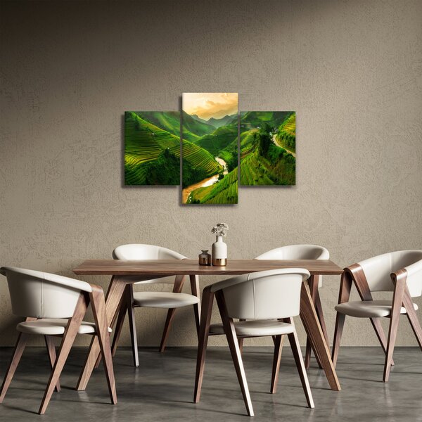 Obraz - Ryžové terasy Mu Cang Chai (90x60 cm)