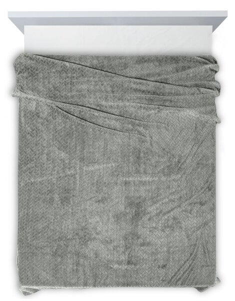 DEKA Z MIKROFLANELU CINDY 170X210 CM SIVÁ