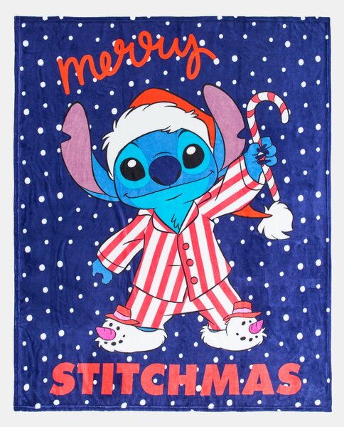 Sinsay - Deka s potlačou Lilo & Stitch - tmavomodrá