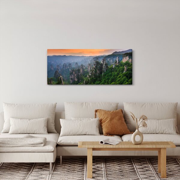 Obraz - Národný lesný park Zhangjiajie (120x50 cm)