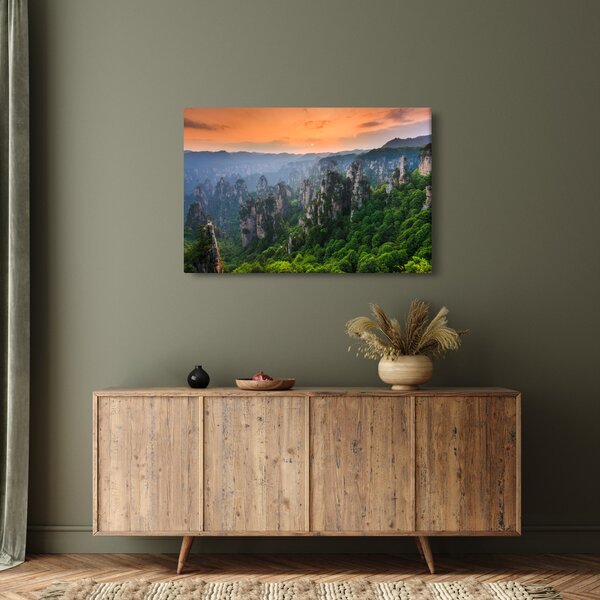 Obraz - Národný lesný park Zhangjiajie (90x60 cm)