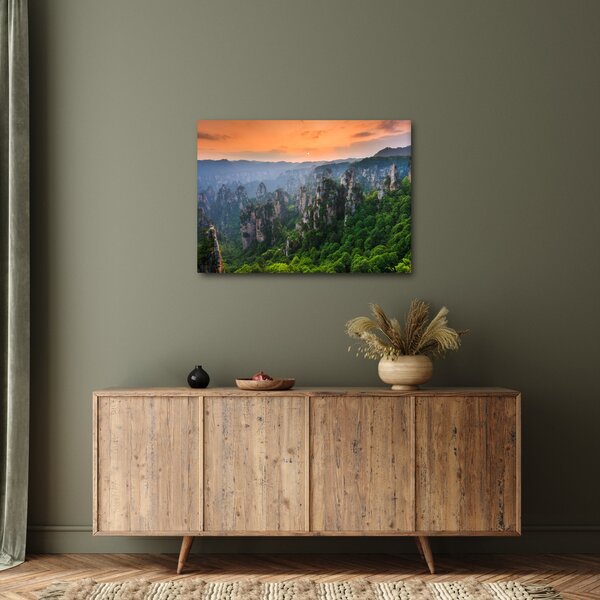 Obraz - Národný lesný park Zhangjiajie (70x50 cm)