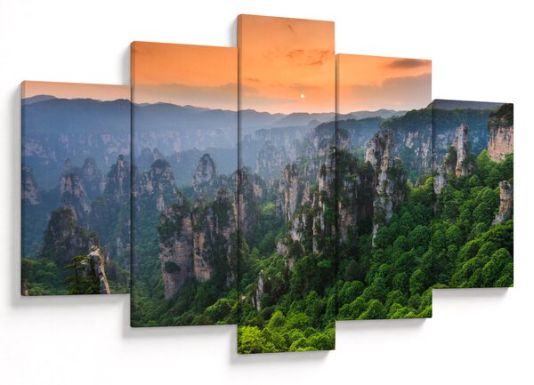 Obraz - Národný lesný park Zhangjiajie (150x105 cm)