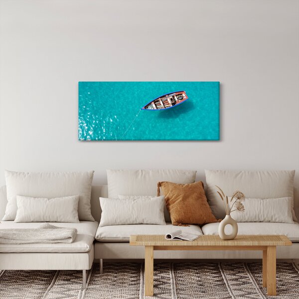 Obraz - Tradičná rybárska loď (120x50 cm)