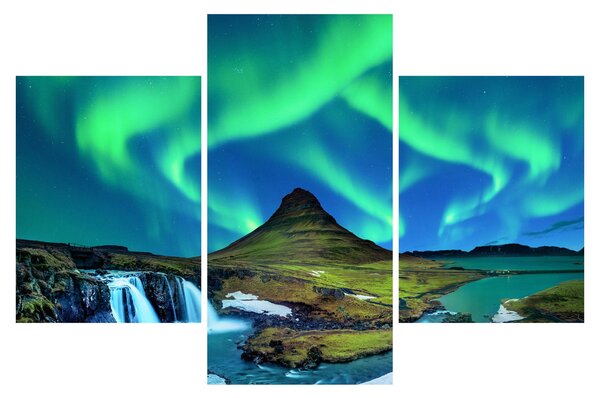 Obraz - Kirkjufell, Island (90x60 cm)