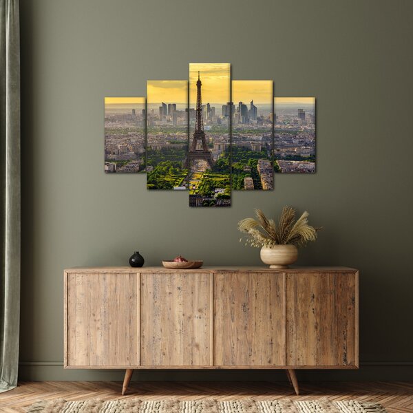 Obraz - Panoráma Paríža (150x105 cm)