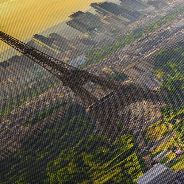 Obraz - Panoráma Paríža (70x50 cm)