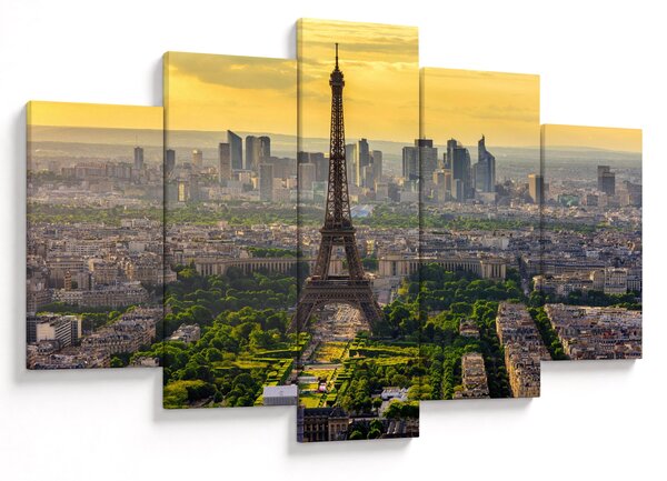 Obraz - Panoráma Paríža (150x105 cm)