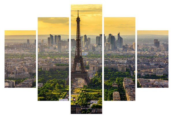 Obraz - Panoráma Paríža (150x105 cm)