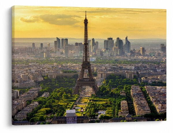 Obraz - Panoráma Paríža (70x50 cm)
