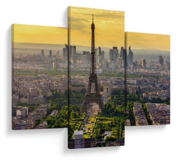 Obraz - Panoráma Paríža (90x60 cm)
