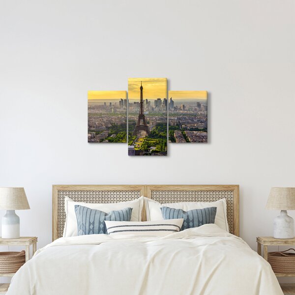 Obraz - Panoráma Paríža (90x60 cm)