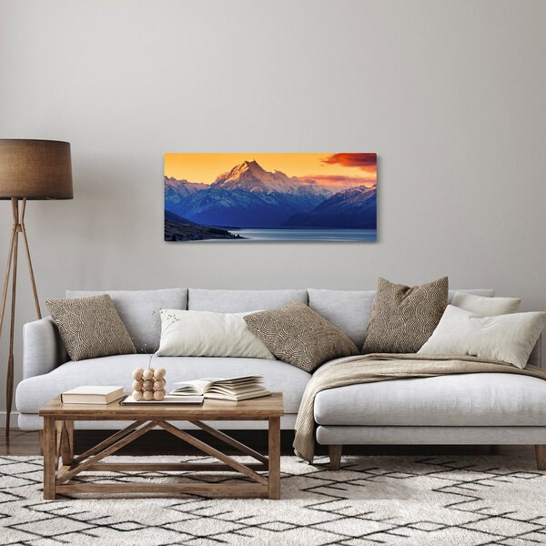Obraz - Jazero Pukaki (120x50 cm)