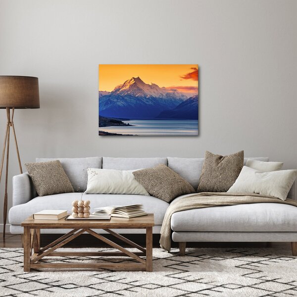 Obraz - Jazero Pukaki (70x50 cm)