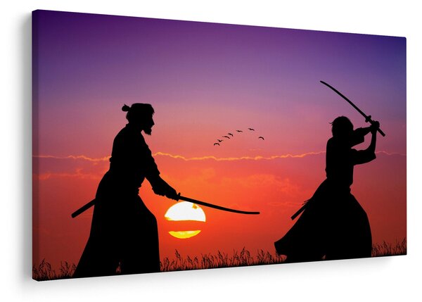 Obraz - Samuraji (90x60 cm)