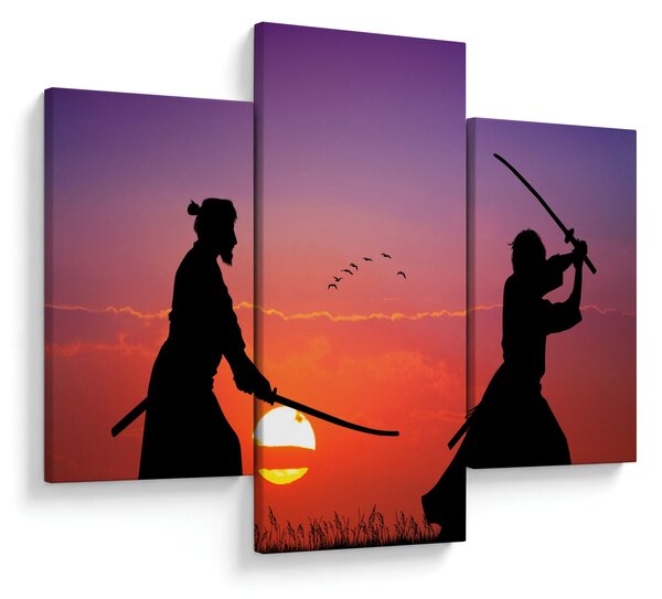 Obraz - Samuraji (90x60 cm)
