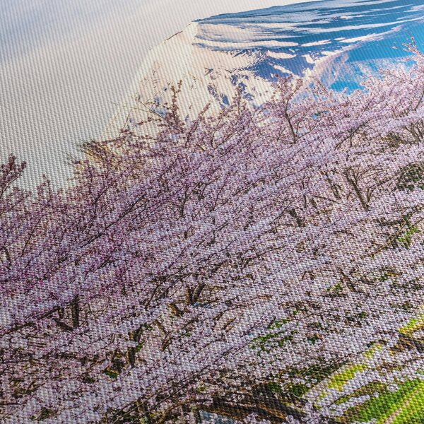 Obraz - Japonsko na jar (s hodinami) (90x30 cm)