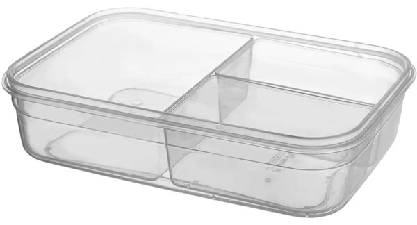 Orion Krabička na jedlo LOCK&LOCK, 3 sekcie, 1 L, 21x15x6cm
