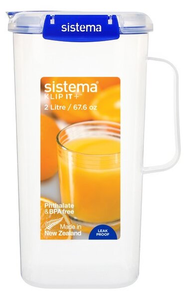 Džbán, vodotesná kanvica s vekom, SISTEMA Lock&Lock 2l
