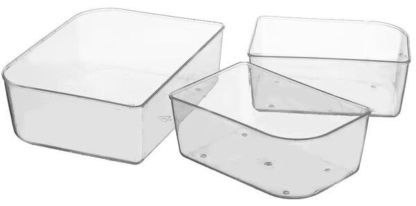 Orion Krabička na jedlo LOCK&LOCK, 3 sekcie, 1 L, 21x15x6cm