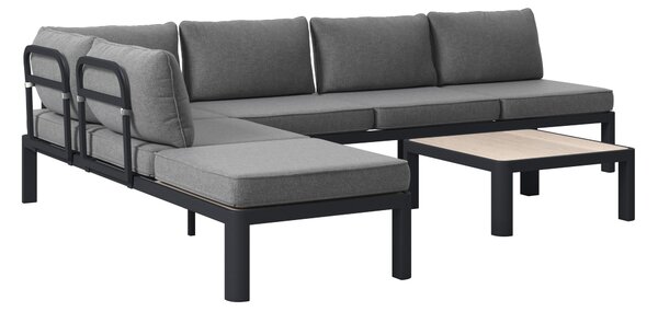 TERASOVÁ SEDACIA SÚPRAVA kov, plast, textil Ambia Garden - Série záhradného nábytku