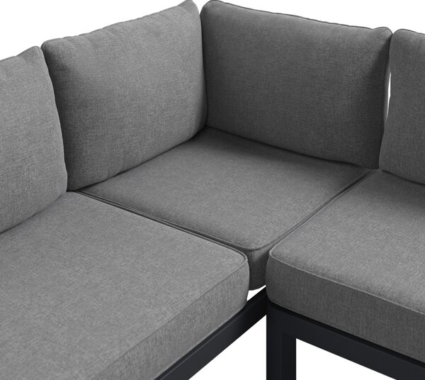 TERASOVÁ SEDACIA SÚPRAVA kov, plast, textil Ambia Garden - Série záhradného nábytku