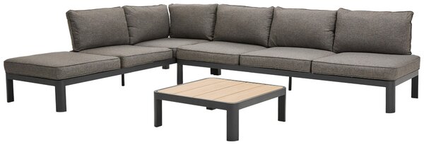 TERASOVÁ SEDACIA SÚPRAVA kov, plast, textil Ambia Garden - Série záhradného nábytku