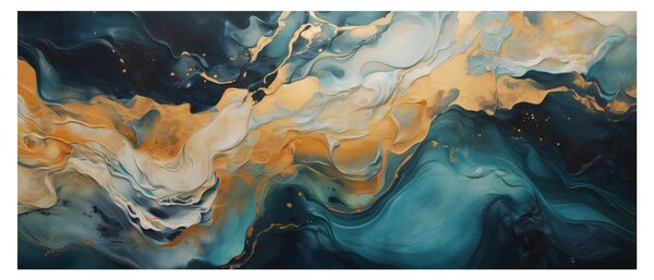 Obraz - Abstrakcia (120x50 cm)